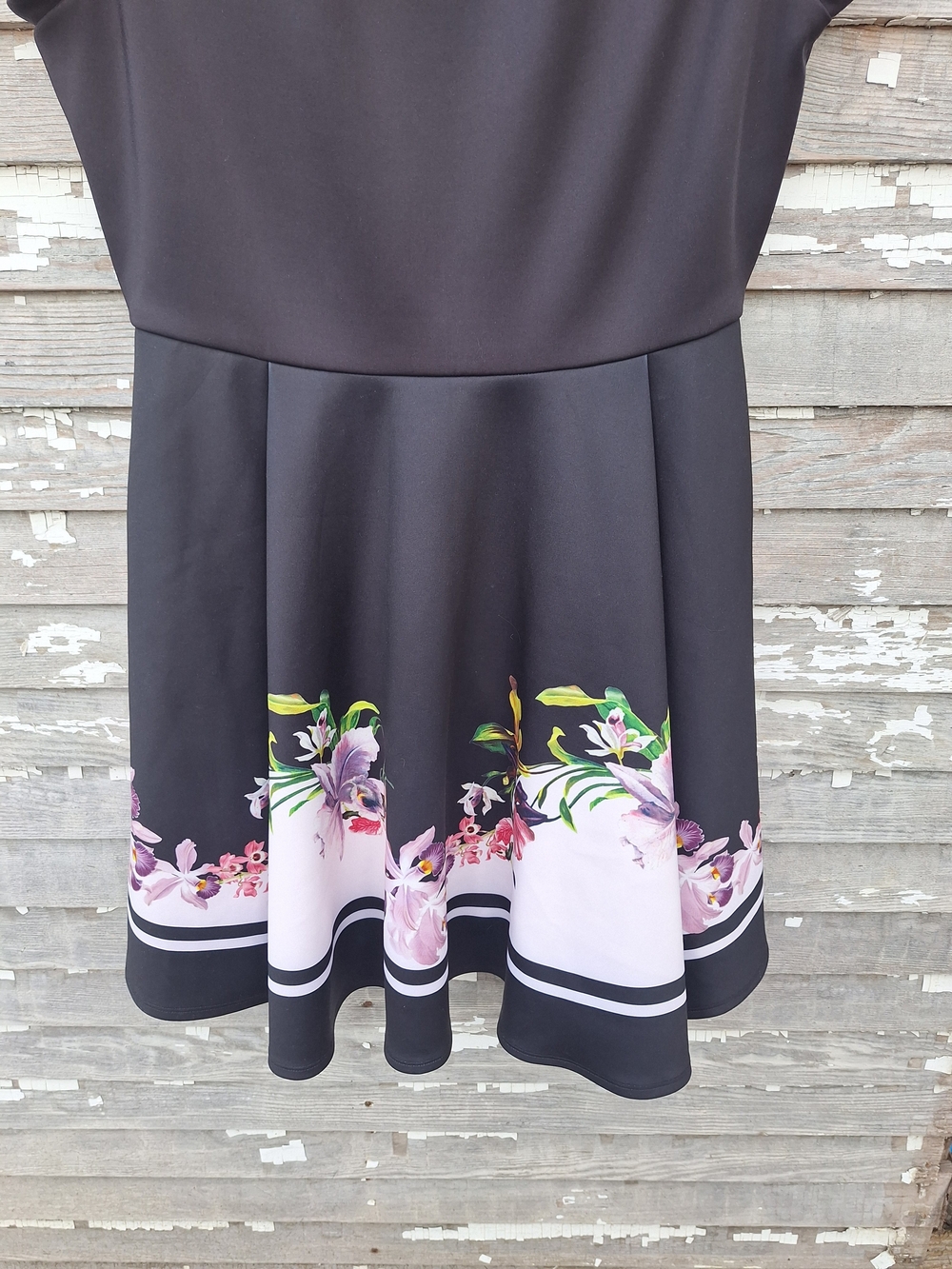 Ted Baker London Floral Skater Dress Size 5 US Size 14 - Picture 3 of 6
